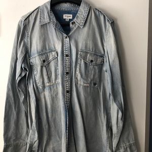True Religion Long Sleeve Denim Shirt